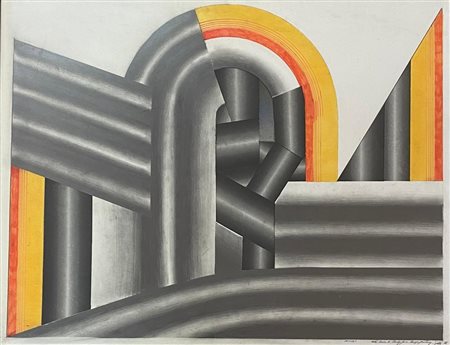 Edward Giobbi “A study for a large painting” 1972