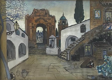 Michele Cascella “Carmen” L’Osteria, 1942