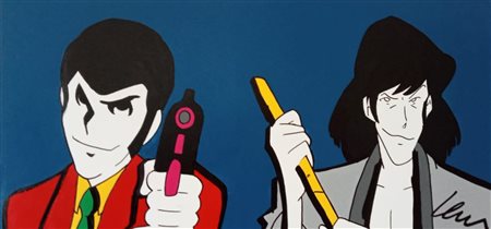 Marco Lodola “Lupin & Goemon”