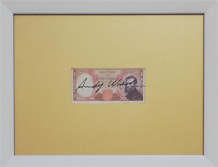 Andy Warhol “Diecimila lire” 1984