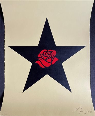 Obey Shepard Fairey “Rose” 2018