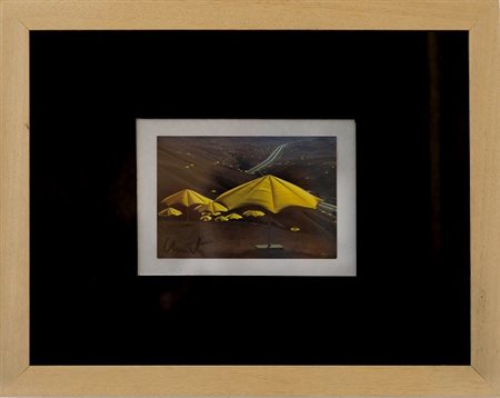 Christo “Yellow umbrellas, California” 1990