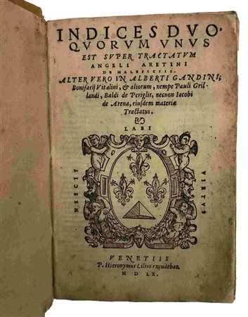 AA.VV.: Tractatus Diversi Super Maleficiis, Venezia, Hyeronimus Lilius, 1560