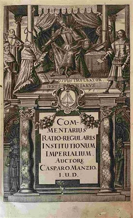 CASPAR MANZ: Commentarius Ratio.Regularis, Nonimberga, Fredrick Endter, 1673