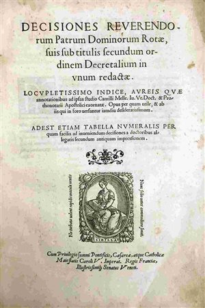 AA.VV.: Decisiones Reverendorum Patrum Dominorum Rotae, Venezia