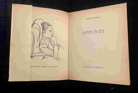 SANDRO PENNA: Appunti Edizioni della Meridiana, 1950