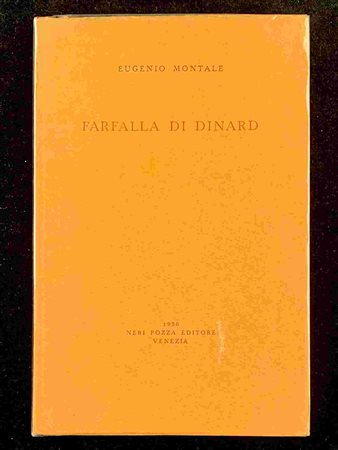 MONTALE EUGENIO: La farfalla di Dinard Neri Pozza editore, Venezia 1956