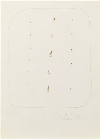 LUCIO FONTANA   
Concetto spaziale, 1967