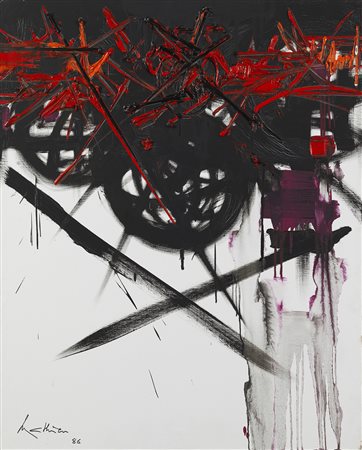 GEORGES MATHIEU   
Composition, 1986