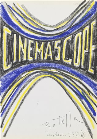 MIMMO ROTELLA   
Senza titolo, 1966