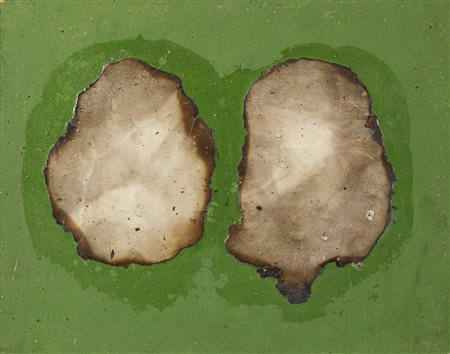 TURI SIMETI    
Collage di carta con bruciatore, 1961 