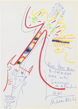 WIFREDO LAM   
Senza titolo, 1966