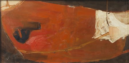 DOUGLAS SWAN   
Orange figure with still life, 1958 