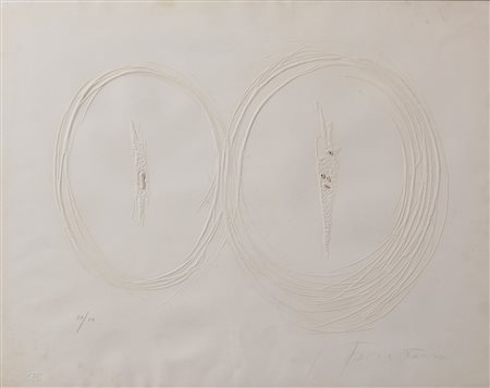LUCIO FONTANA      
Concetto spaziale, 1964