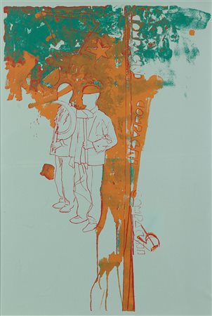 MARIO SCHIFANO   
Compagni compagni, 1971-74