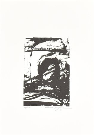 Silvano Magliola SENZA TITOLO litografia su carta, cm 44x31,5; es. 16/100...
