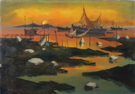 MORGANTE ALDO (n. 1922) - Barche.
