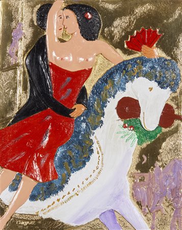 CHAGALL MARC (1887 - 1985) - D'apres. Cavallerizza. .