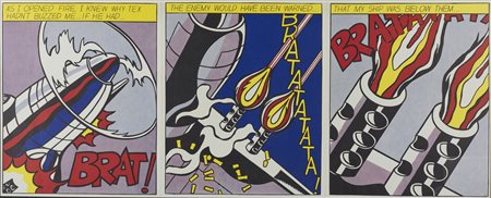 LICHTENSTEIN ROY (1923 - 1997) - As I Opened Fire.