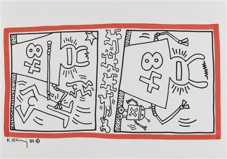 HARING KEITH  (1958 - 1990) - (ATT.TO). Senza titolo.