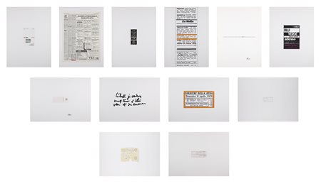 CINTOLI CLAUDIO  (1935 - 1978) - Cartella composta da n.10 fogli.