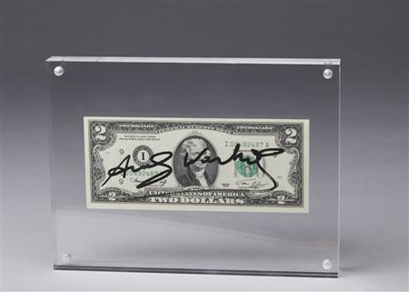 WARHOL ANDY (1928 - 1987) - (ATT.TO) Two dollars (Thomas Jefferson).
