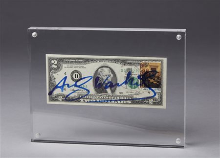WARHOL ANDY (1928 - 1987) - (ATT.TO) Two dollars (Thomas Jefferson).