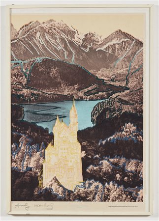 WARHOL ANDY (1928 - 1987) - (ATT.TO). Neuschwanstein.