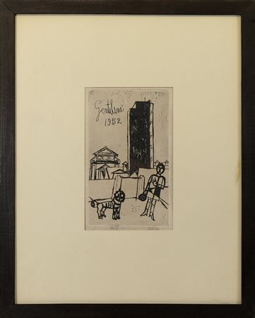 GENTILINI FRANCO (1909 - 1981) - Senza titolo.