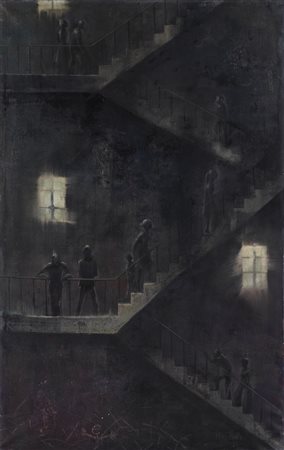 PONTI PINO (1905 - 1999) - La lunga scala. .