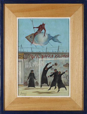 REGIANINI LUIGI (n. 1930) - Pretini che giocano.