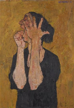 GASPARINI GIANSISTO (n. 1924) - Senza titolo.