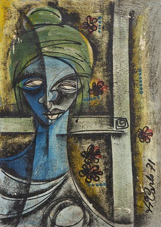 DI CARLO VITTORIO MARIA (n. 1937) - L'attesa. .