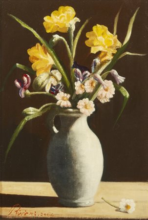 RIVIERI GIUSEPPE  (n. 1953) - Natura morta.