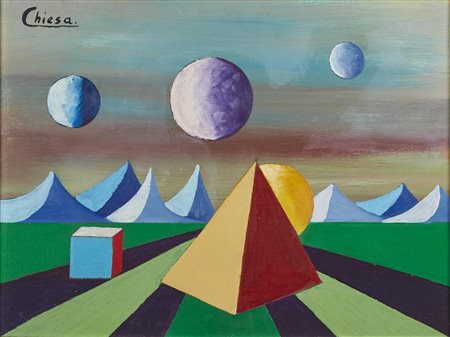 CHIESA RENATO NATALE (n. 1947) - Senza titolo.