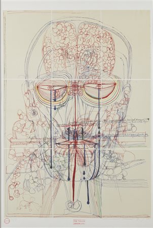 NITSCH HERMANN (n. 1938) - Schmerzensantlitz. .