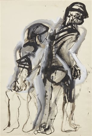 CINTOLI CLAUDIO  (1935 - 1978) - Due pescatori.