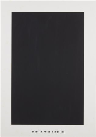 AGNETTI  VINCENZO  (1926 - 1981) - Forgotten Pages Memorised. .