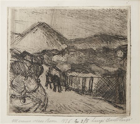 BARTOLINI LUIGI (1892 - 1963) - Paese di Parcines.