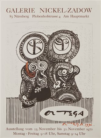 ORTEGA JOSE'  (1921 - 1990) - Senza titolo. .