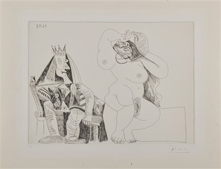 PICASSO PABLO (1881 - 1973) -  Salomé dansant pour Hérode. .