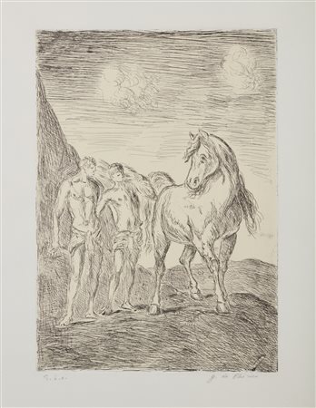 DE CHIRICO GIORGIO (1888 - 1978) - Dioscuri.