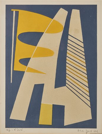 MAGNELLI ALBERTO (1888 - 1971) - Senza titolo. .