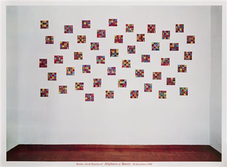 BOETTI ALIGHIERO (1940 - 1994) - I Vedenti. .