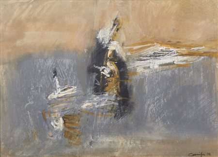 CAZZANIGA GIANCARLO (1930 - 2013) - Jazz Man.