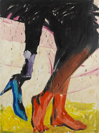 JANUSZ HAKA (n. 1951) - La scarpa blu.