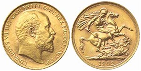 GRAN BRETAGNA. Edoardo VII (1901-1910). 2 Pounds 1902. Au (28mm, 16.00g). SCBC 3967; KM 806. BB+