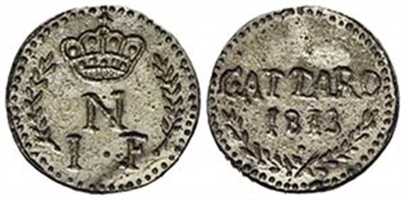 CATTARO - Napoleone I Imperatore - Assedio Inglese (1813) - Franco - 1813 - AG RR Pag. 293; Mont. 82 Contorno P in incuso e punti nel valore - SPL-FDC