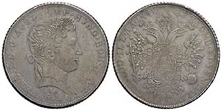 MANTOVA - Assedio di Mantova (1848) - Fiorino - 1848 - AG RR Pag. 260a; Mont. 429 Con cartellino del collezionista - BB+