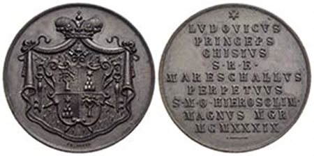 PAPALI - Sede Vacante (1939) - Medaglia - 1939 Opus: Pasinati Ø: 29 mm. - (AE g. 9,77) R Boccia 119 Principe Ludovico Chigi Maresciallo Perpetuo del Conclave - FDC